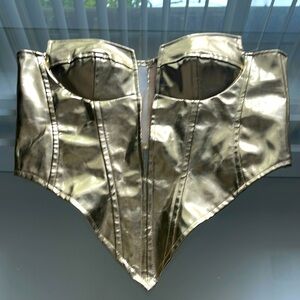 Gold bustier, size L